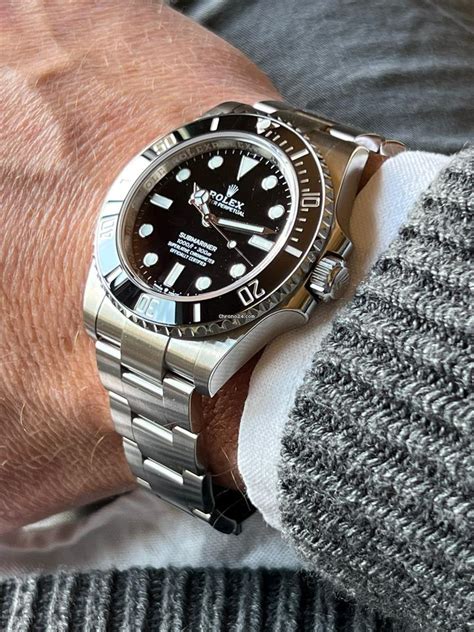 rolex submariner black no date|Rolex Submariner no date discontinued.